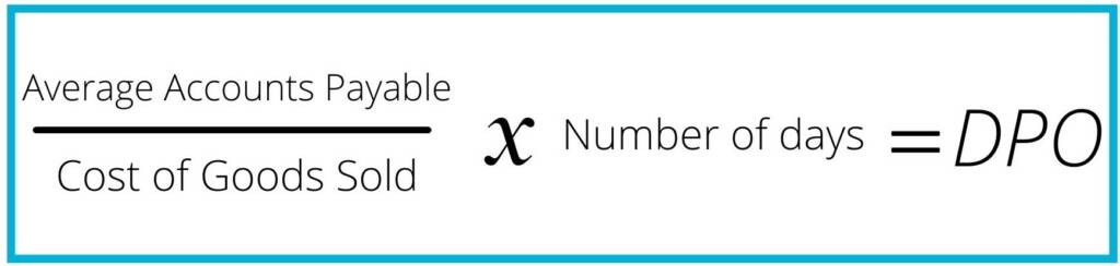 Days Payable Outstanding Formula