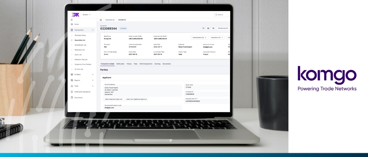 Komgo launches Global Trade Konnect, next-generation all-in-one trade finance solution